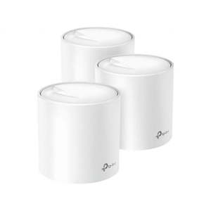 lot 4000 image: TP-Link Deco X20(3-pack) - Dual Band 802.11ax 1.76 Gbits Wireless Access Point - Deco WiFi 6 Mesh System - Covers up to 5800 Sq.Ft. - Replaces Wireless Routers and Extenders (3-Pack  6 Ethernet Ports - Retail $558