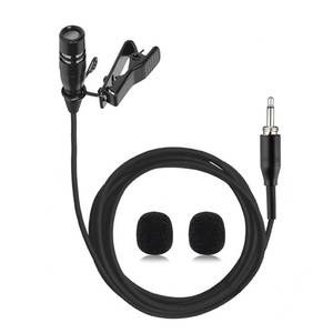 lot 4044 image: XHXJCYS Lavalier Lapel Microphone Unidirectional Condenser Super Cardioid Mic Compatible with Wireless Bodypack Transmitter System with 3.5mm Thread Screw Plug - Retail $26