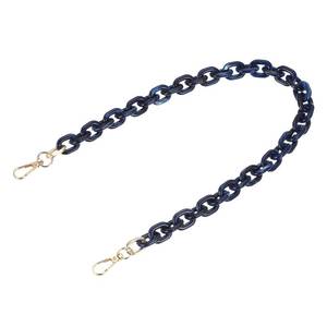 lot 4103 image: PATIKIL Acrylic Purse Strap, 15 Inch Acrylic Chain Purse Strap Replacement Luxury Handbag Chain Handle Straps for Handbags Shoulder Bag Crossbody, Dark BlueWhite - Retail $8