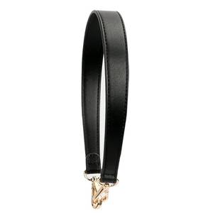 lot 4147 image: Flat Grain Leather Replacement Straps for Handbags Purse Straps Replacement Crossbody Gunblack Clasps Women Purse Making 19.29(49CM) Long Black - Retail $17