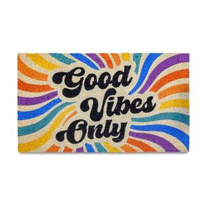 lot 4150 image: Good Vibes Only Door Mat 30x17 Inch, Good Vibes Welcome Mat, Good Vibes Mat, Good Vibes Doormat, Good Vibes Only Mat, Good Vibes Only Doormat, Funny Door Mat Outdoor Entrance, Door Mat Funny
