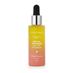lot 4193 image: Bade Natural Rose Essential Oil Face Serum Calming &amp Antioxidant Facial Oil with Jojoba &amp Vitamin E Anti-Aging Moisturizer for Radiance &amp Skin Elasticity 1 Fl Oz - Retail $20