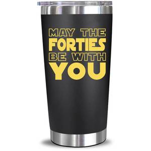 lot 4196 image: NewEleven 40th Birthday Gifts For Men Women - 1986 40th Birthday Decorations For Men Women - 40 Year Old Birthday Gift For Dad, Mom, Friends Turning 40-20 Oz Tumbler - Retail $23