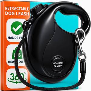 lot 4204 image: Retractable Dog Leash for Small Dogs up to 33 lbs 10ft Long Hands Free Lead for Dogs Reflective Heavy Duty Puppy Leash and Waist Dog Leashes for Training, Running, Outside Correa para Perros - Retail $10