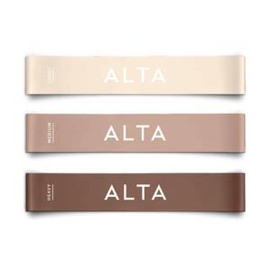 lot 4235 image: ALTA Mini Loop Bands for Exercise - Premium Durable Latex - Small Resistance Bands for Women, Booty Bands for Working Out, Leg Stretch Loops for Physical Therapy, Pilates Exercise Mini Bands Set - Retail $15