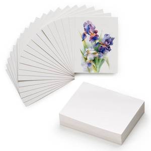 lot 4021 image: Pure Cotton Watercolor Cards 50pcs
