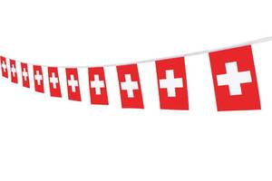 lot 4025 image: Swiss Flag Banner