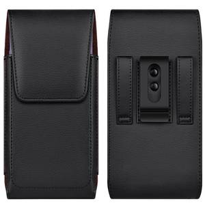 lot 4323 image: COANJIUO Leather Cell Phone Holster with Belt Clip Strong Magnetic Closure for iPhone Pro Max, Plus 17 16 15 14 13 12 16e, Samsung Galaxy Plus, FE S25 S24 S23 S22 S21, L-Black - Retail $15