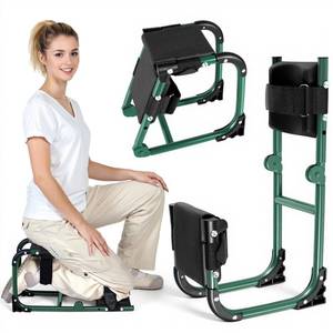 lot 4331 image: LemZodo Garden Kneeler and Seat, Ergonomic 2-in-1 Foldable Knee Seat, Gardening Stool with Soft Adjustable Kneeling Pad, Gardening Gifts for Women Mom Men Seniors - Retail $34
