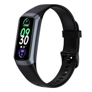 lot 4385 image: Fitness Tracker Activity Tracker Smart Watch 1.10AMOLED Touch Color Screen,Smart Watch with 247 Blood Oxygen Heart Rate,Sleep Monitor,IP68 Waterproof,Step Counter Health for Women Men (Black) - Retail $25