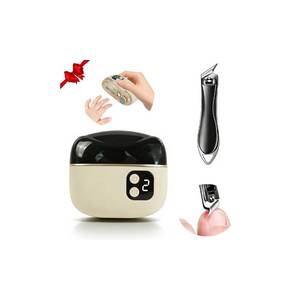 lot 4400 image: Electric Nail Clipper Set, 2026 Improved Nail Clippers, Includes Automatic 2-in-1 Nail Clippers, LED Light, Slanted Toenail Clippers for Deep Thick Ingrown Toenails, Ideal for All Your Nail Care Needs. MISSING PARTS