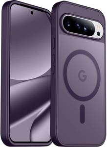 lot 4479 image: SPIDERCASE Magnetic for Google Pixel 10Pixel 10 Pro Case, Military Grade Drop Protection Slim Translucent Matte Shockproof Anti-Fingerprint Phone Case for Pixel 1010 Pro,Dark Purple - Retail $15