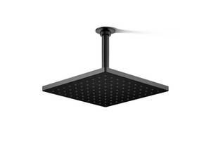 Kohler 26149-BL Honesty 10 single-function rainhead, 2.5 gpm, Matte Black - Retail: $317