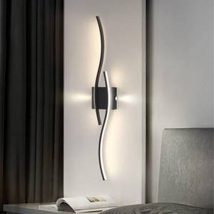 lot 4483 image: EIDEARAY Modern Led Wall Sconces, 32inch Bathroom Mirror Vanity Light 28W, 4000K Wall Fixtures Staircase Lights, Indoor Wall Decor Bedside Wall Lamp for Bedroom Living Room Hallway Hotel - Retail $45