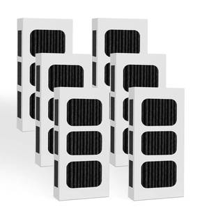 lot 4509 image: 6 PACK Refrigerator Air Filter Replacement, Carbon Activated Filter for Paultra2, Compatible with Frigidaire Pure Air Ultra 2, and Electrolux 242047805, 5303918847, EAP12364179 - Retail $7