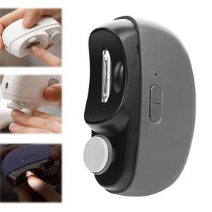 lot 4552 image: Upgraded Electric Nail Clipper, Electric Nail Clippers for Seniors, Safe Electric Nail Trimmer with Grinder and Adjustable Speed, Cordless Automatic Nail Care Tool for Fingernails and Toenails (Grey)