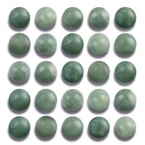 lot 4560 image: NITOPUPU 100Pcs 8mm Natural Smooth Burmese Jade Beads Round Loose Gemstone Stone Beads for Jewerly Making with Crystal Stretch Cord - Retail $10