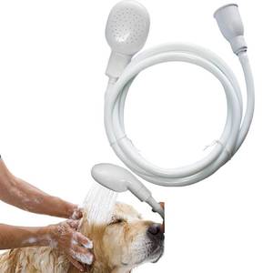 lot 4562 image: 2m6.56ft Pet Sink Spray Hose Portable GardenTub Faucet Sprayer Handheld Hose Faucet Shower for Bathing Baby,Pets,Washing Hair,Rinsing Vegetables - Retail $12