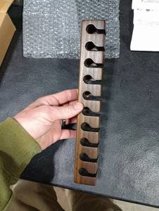 lot 4610 image: Mkono Rustic Wood Hat Hanger NO HARDWARE