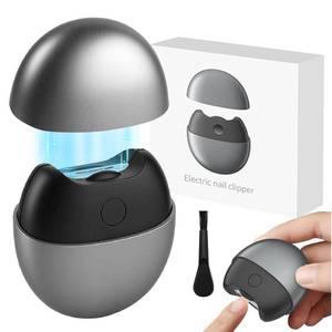 lot 4640 image: 3 in 1 Electric Nail Clipper, 2026 Upgraded Easy Clip Electric Nail Trimmer with LED Light & Nail Scraps Storage, One-Touch Electric Toenail Clippers for Seniors Adults - Retail $16