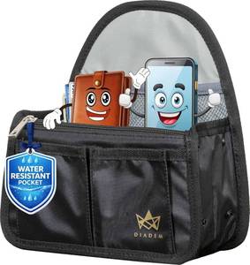 lot 4657 image: Diadem Mini Backpack Organizer Insert Perfect Fit for Your Favorite Mini Backpacks Bag Organizer For Backpack Fits in Shoulder Bags, Travel Bags, Handbags, and Purses 10 Pockets - Retail $22