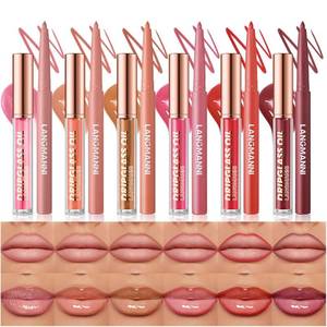 lot 4671 image: BestLand 12pcs Hydrating Lip Oils  Lip Liner Pencil Lip Combo Sets, 24H Long-Lasting Lip Kit with Lip Liner and Gloss, Nourishing, Non-Sticky Tinted Stain Lip Gloss Plumping Lip Oil Set for Women
