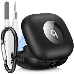 lot 4682 image: LDSXAY Compatible with Beats Powerbeats Fit Case Cover, Shockproof Magnetic Case for Powerbeats Fit 2025 Earbuds, Magnetic Lock Lid Protective Cover with Cleaner Kit & Carabiner (Black) - Retail $19
