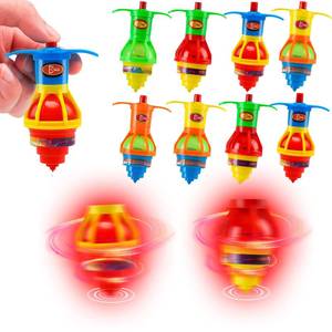 lot 4701 image: 20PCS Starhig Light Up Spinning Tops, LED Light Up Flashing Spinning Tops Gyroscope Novelty Bulk Toys Party Favors - Retail $17