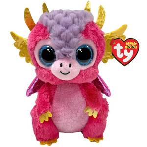 lot 4709 image: Ty Beanie Boo MIA The Pink Dragon - 6 - Retail $12