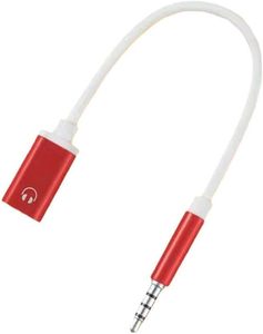 lot 4783 image: Headphone Jack Adapter,3.5mm Male to TypeC Female Audio Cable Cord,USB C to Aux Audio Dongle Compatible with MP3 Players, CD Players, Laptops, Tablets, Smartphone, Earbuds and Accessories (Red) - Retail $7