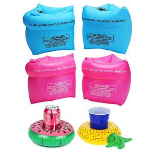 lot 4789 image: Inflatable Arm Floaties for Kids 6-12yrs, Swimmies for Toddlers Age 1-3-5-7, Water Wings for Kids Toddler Adults 30-50-90-150 lbs, PVC Arm Floaties for Pool Swim Ring Float Sleeves - Retail $10