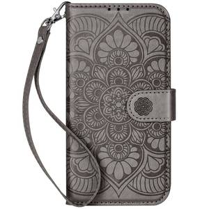 lot 4819 image: Ateeky Wallet Case for iPhone 17 Pro Max,RFID Blocking 3 Card Holder Stand with Credit Card Slot PU Leather Magnetic Protective Flip Cover for iPhone 17 Pro Max (Gray) - Retail $16