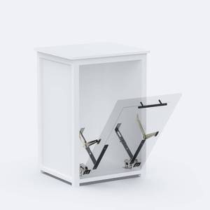 lot 4833 image: BELVOIR HOME Tilt-Out Trash Can Cabinet or Tilt-Out Laundry Hamper Cabinet Conversion Kit Hidden Storage for Kitchen Garbage Up to 50 Pound Bin, Easy DIY Install, Universal Width Fit - Retail $45