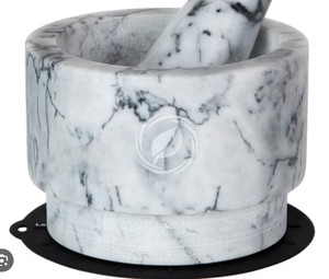 lot 4608 image: Laevo Large White Marble Mortar