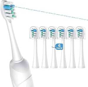 lot 4618 image: FitMount Toothbrush Heads For Waterpik 16pcs
