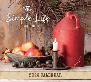 lot 4915 image: Crossroads Home 2026 The Simple Life Calendar by Irvin Hoover - Large Monthly Wall Calendar with Rustic Country Farmhouse Pictures - Retail $20