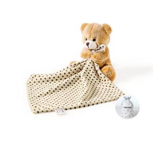 lot 4983 image: CREVENT Soft Plush Animal Face Security Blankets for Boys and Girls, Great Gifts for Birthday Baby Shower - Hugging Bear Brown - Retail $10