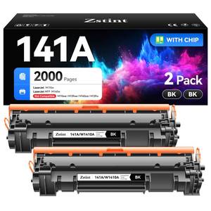 lot 5026 image: 141A Toner Cartridge 2-Black Replacement for HP 141A W1410A 141X W1410X Toner Compatible for HP Laserjet Pro M110w MFP M140w Printer Ink M110we M140we M139we M139 Laser All-in-One with chip High Yield - Retail $66