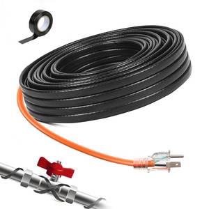 lot 5043 image: LantingMing Heat Tape for Water Pipes Roof &amp Gutter Snow De-Icing Heat Cable 30 feet 5 Watts Per Foot, Water Line Heat Tape Keeps Water Flowing at -40°F 5WFT, 120V (30FT) - Retail $47