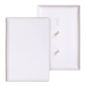 lot 5062 image: Dreambaby CoverPlug Paintable Outlet Plug Cover for Baby Safety -Electrical Wall Plate Socket Guard Protector- Baby Proof Outlet Covers (2 Pack) - Retail $7