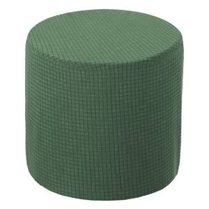 lot 5063 image: uxcell Ottomen Cover Round, Stretch Ottomen Slipcover Fit Diameter 9.8-12.6, Non-Slip Footstool Protector Cover for Bedroom Green - Retail $14