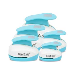 lot 5103 image: BearBoss Square Paper Punch Set, Different Sizes, Scrapbooking Crafting Tool, Classic White