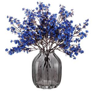 lot 5128 image: JAKY-Global Real Babys Breath Artificial Flowers Dark Blue 6 Bundle Vase Filler European Fake Silk Plants Decor Dresser Wedding Party Decoration Bouquets DIY Home Garden - Retail $17