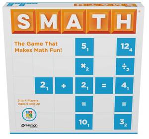 lot 5281 image: Pressman SMATH - The Game That Makes Math Fun Multicolor, 5 - Retail $17