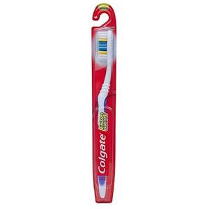 lot 5300 image: Colgate Extra Clean Toothbrush, Medium, Colors May Vary - Retail $6