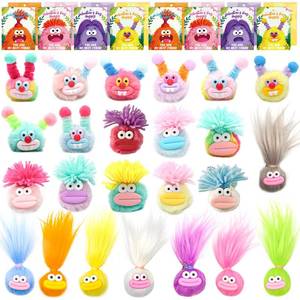 lot 5305 image: CHILDG Valentines Gifts for Kids Mini Plush Toy Set with Valentines Cards, Cute Assortment Small Stuffed Animal Keychain Toys for Classroom Exchange and Party Favors
