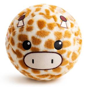 lot 5335 image: VangeBow Silent Indoor Soccer Balls for Toddlers 1-3, Inflatable Soft Plush Baby Toddler Soccer Ball Toys Gifts for Kid 3-5 Year Old Boy Girl First Birthday Gift (Giraffe, Pump Include) - Retail $16