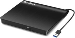 lot 5234 image: Rioddas External DVD HDD Drive with USB 3.0 Connection - Retail $25
