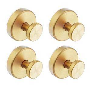 lot 5533 image: Bntuk Suction Cup Hooks for Shower - 4 Pack, Gold1