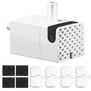 lot 5546 image: PLFF015 Wireless Pump for Cat Water Fountain Models PLWF005PLWF115PLWF105, Ultra Quiet Pump with 4 Filters Kit - Retail $17